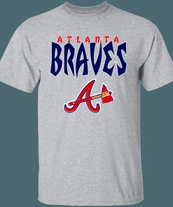 Atlanta Braves Vintage MLB T-Shirt Sweatshirt Hoodie Gifts for Baseball Fans - Vintage Style