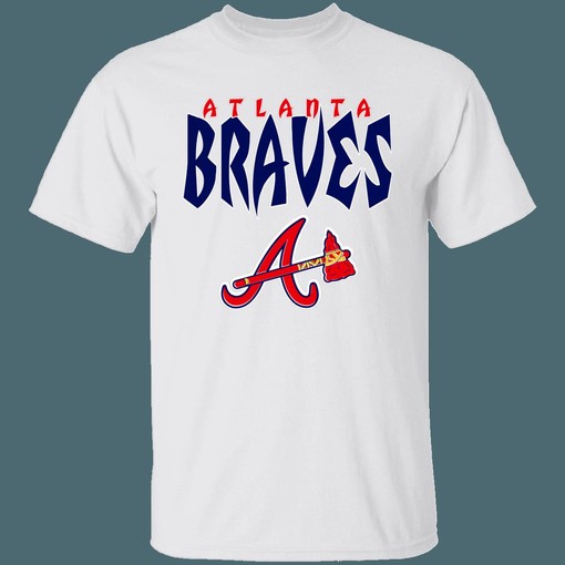 Atlanta Braves Vintage MLB T-Shirt Sweatshirt Hoodie Gifts for Baseball Fans - Vintage Style - Image 2