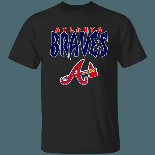 Atlanta Braves Vintage MLB T-Shirt Sweatshirt Hoodie Gifts for Baseball Fans - Vintage Style - Image 3
