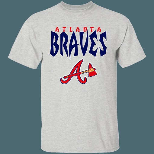 Atlanta Braves Vintage MLB T-Shirt Sweatshirt Hoodie Gifts for Baseball Fans - Vintage Style - Image 4