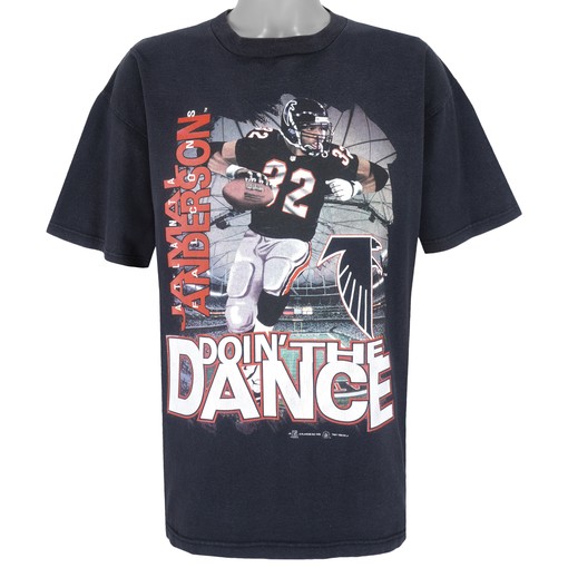 Atlanta Falcons Jamal Anderson 1998 Vintage Style NFL T-Shirt Hoodie Sweatshirt Full Size Gift
