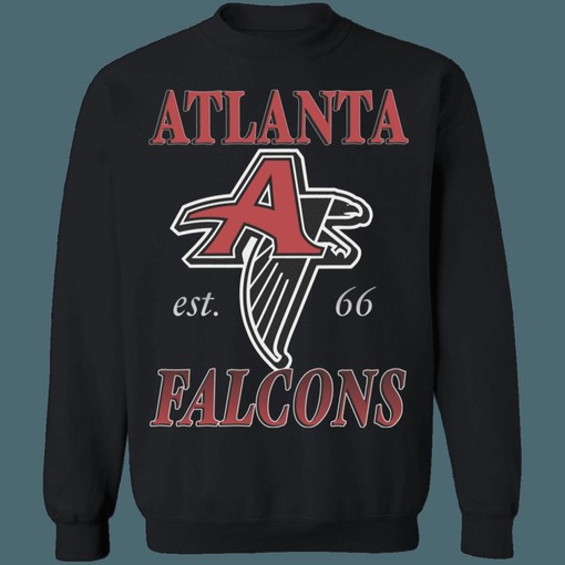 Atlanta Falcons Vintage 1960's NFL American Football Lover Sweatshirt Hoodie - Retro Style Fan Gear