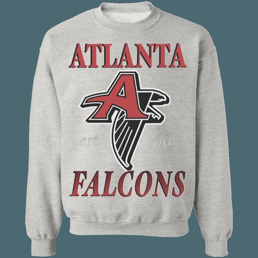 Atlanta Falcons Vintage 1960's NFL American Football Lover Sweatshirt Hoodie - Retro Style Fan Gear - Image 4