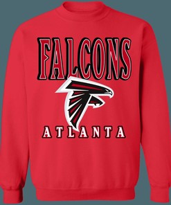 Atlanta Falcons Vintage NFL Classic T-Shirt Hoodie - For Football Fans