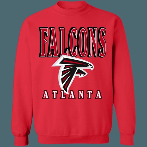 Atlanta Falcons Vintage NFL Classic T-Shirt Hoodie - For Football Fans