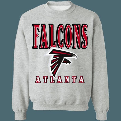 Atlanta Falcons Vintage NFL Classic T-Shirt Hoodie - For Football Fans - Image 2