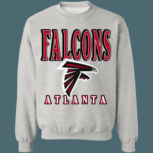 Atlanta Falcons Vintage NFL Classic T-Shirt Hoodie - For Football Fans - Image 4