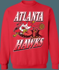 Atlanta Hawks 1970s Vintage NBA Sweatshirt Hoodie Shirt for NBA Fans - Retro Style