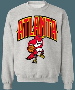 Atlanta Hawks 90s Cartoon NBA Vintage Sweatshirt Hoodie Shirt for NBA Fans - Vintage Style