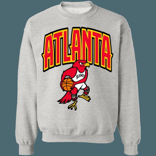 Atlanta Hawks 90s Cartoon NBA Vintage Sweatshirt Hoodie Shirt for NBA Fans - Vintage Style