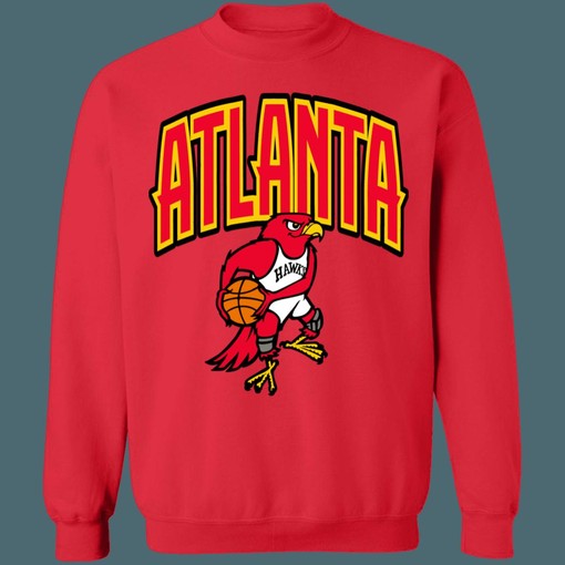 Atlanta Hawks 90s Cartoon NBA Vintage Sweatshirt Hoodie Shirt for NBA Fans - Vintage Style - Image 2