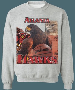 Atlanta Hawks Creature Collection Vintage NBA Vintage Sweatshirt Hoodie Shirt for NBA Fans - Retro Style