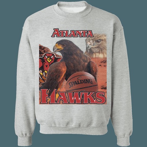 Atlanta Hawks Creature Collection Vintage NBA Vintage Sweatshirt Hoodie Shirt for NBA Fans - Retro Style