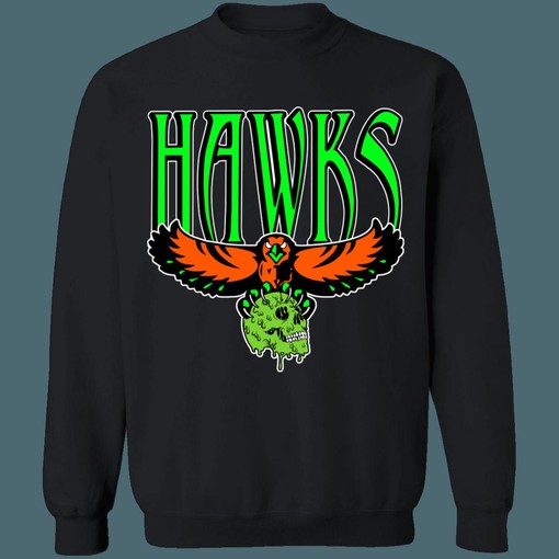 Atlanta Hawks Halloween Retro NBA Crewneck Sweatshirt Hoodie Shirt Gifts for NBA Fans - Vintage Style