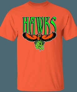 Atlanta Hawks Halloween Retro NBA Fan T-Shirt Sweatshirt Hoodie - Vintage Style