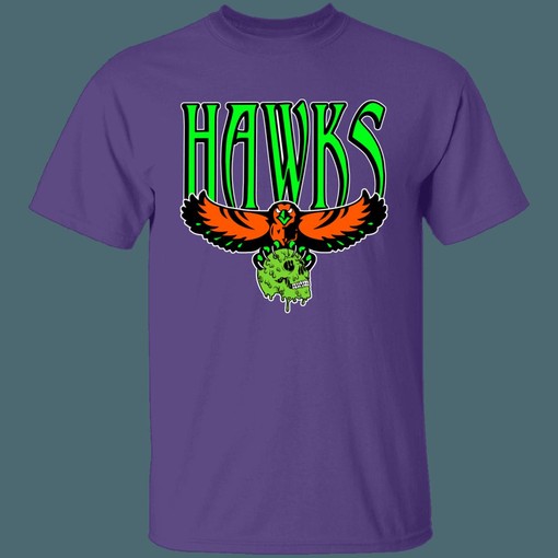 Atlanta Hawks Halloween Retro NBA Fan T-Shirt Sweatshirt Hoodie - Vintage Style - Image 2