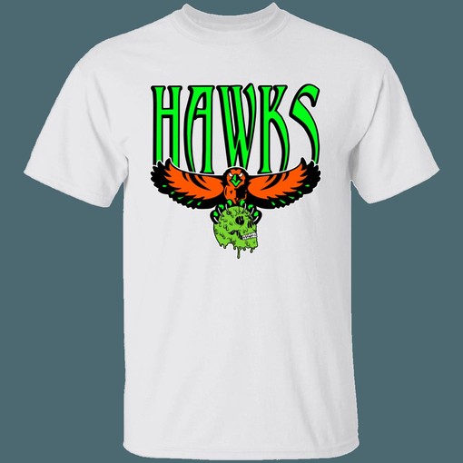Atlanta Hawks Halloween Retro NBA Fan T-Shirt Sweatshirt Hoodie - Vintage Style - Image 3