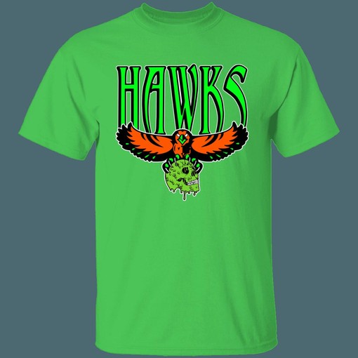 Atlanta Hawks Halloween Retro NBA Fan T-Shirt Sweatshirt Hoodie - Vintage Style - Image 4