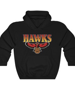 Atlanta Hawks Vintage 90s NBA Sweatshirt Hoodie Shirt for NBA Fans - Retro Style
