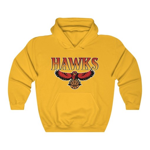 Atlanta Hawks Vintage 90s NBA Sweatshirt Hoodie Shirt for NBA Fans - Retro Style - Image 4