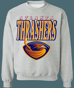 Atlanta Thrashers Vintage NHL Heavyweight Crewneck Unisex Sweatshirt Hoodie Shirt - Vintage Style