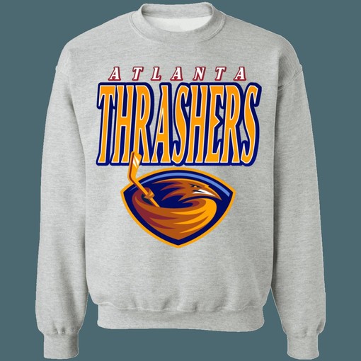 Atlanta Thrashers Vintage NHL Heavyweight Crewneck Unisex Sweatshirt Hoodie Shirt - Vintage Style