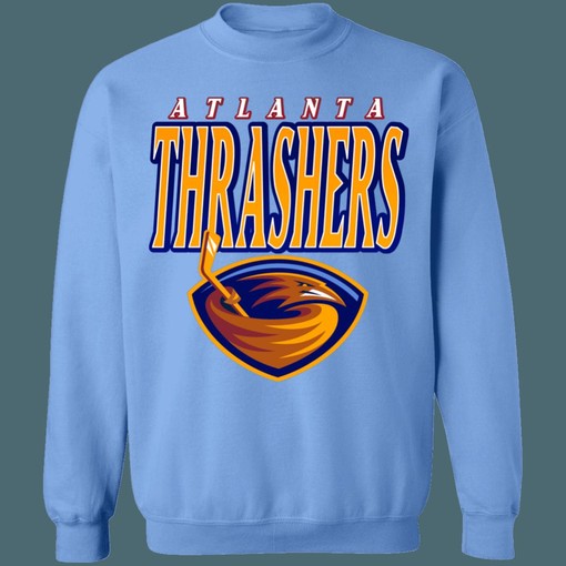 Atlanta Thrashers Vintage NHL Heavyweight Crewneck Unisex Sweatshirt Hoodie Shirt - Vintage Style - Image 2
