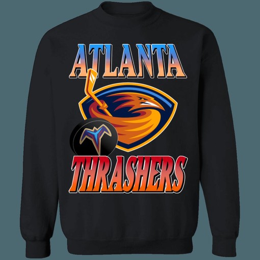 Atlanta Thrashers Vintage NHL Sweatshirt Hoodie T-Shirt for Hockey Lovers Sweater - Vintage Style - Image 2