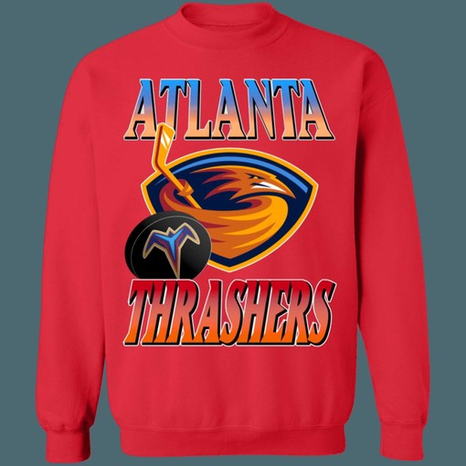 Atlanta Thrashers Vintage NHL Sweatshirt Hoodie T-Shirt for Hockey Lovers Sweater - Vintage Style - Image 3