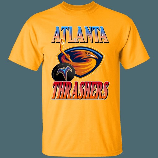 Atlanta Thrashers Vintage NHL T-Shirt Sweatshirt Hoodie National Hockey League Shirt - Vintage Style - Image 2