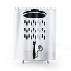 Atomic Cat Shower Head Retro Shower Curtain for MCM Flair