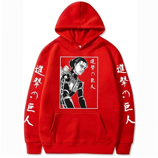 Attack on Titan Eren Yeager 3D Hoodie All Over Printful Design - Image 2