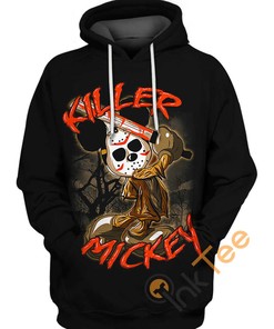Attack on Titan Killer Mickey Hoodie with 3D Graphic Design