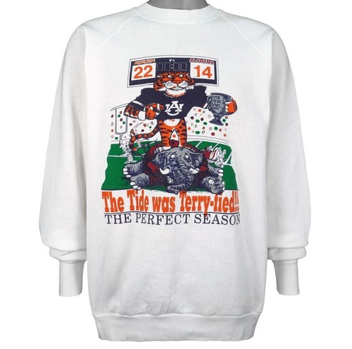 Auburn Tigers Crewneck Sweatshirt, Shirt, T-Shirt, Hoodie - Vintage Style 1990s