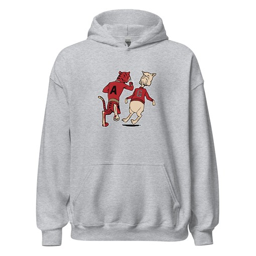 Auburn vs. Georgia Rivalry "Right in the Kisser" Hoodie - Unisex NCAA Shirts - Image 4