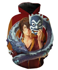 Avatar The Last Airbender Zuko All Over Print Hoodie 3D Graphic Design