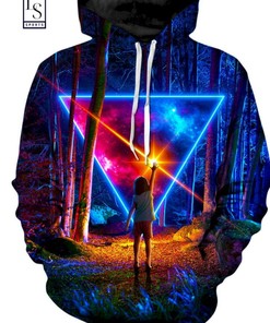 Awe Wonder Unisex All Over Print 3D Hoodie - For Fans of Mysterious Art