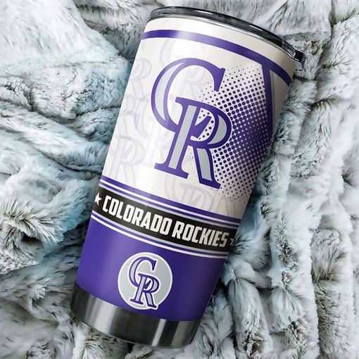 Awesome and Unique Design - Colorado Rockies MLB Tumbler with Baseball Tumbler Ideas
