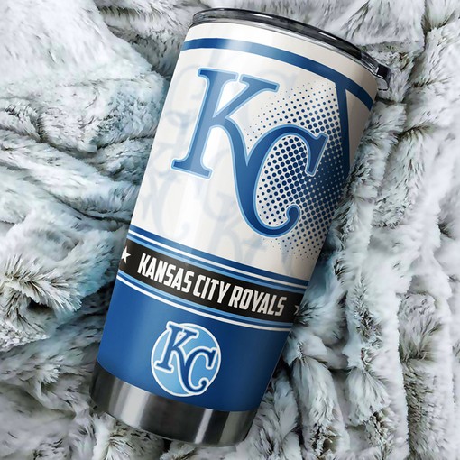 Awesome and Unique Design - Kansas City Royals MLB Tumbler with Personalized Design and Custom MLB Logo for Loyal Fans