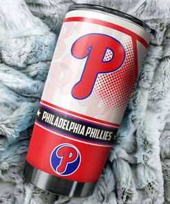 Awesome and Unique Design - Philadelphia Phillies MLB Tumbler with Personalized Design and MLB Coffee Tumbler