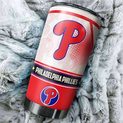 Awesome and Unique Design - Philadelphia Phillies MLB Tumbler with Personalized Design and MLB Coffee Tumbler