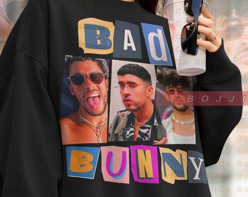 BAD BUNNY YHLQMDLG Sweatshirt, Tribute Rap Shirt, Bad Bunny Benito Antonio Sweater, Ocasio Vintage Tee - Image 4