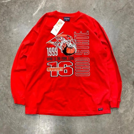 BNWT Vintage Style 90s Ohio State Buckeyes Jansport American Sweatshirt with Gifts for NCAA Fans