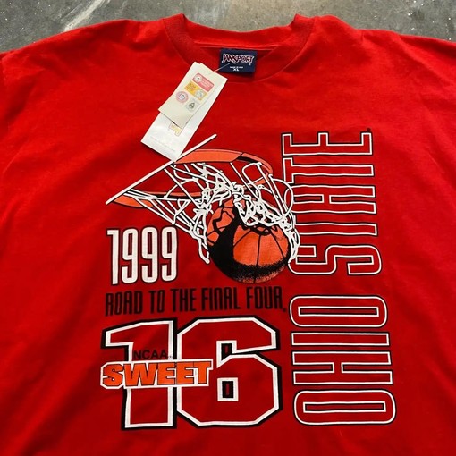 BNWT Vintage Style 90s Ohio State Buckeyes Jansport American Sweatshirt with Gifts for NCAA Fans - Image 2