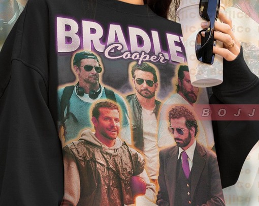 BRADLEY COOPER Homage Vintage Sweatshirt for Movie Fans - Image 4