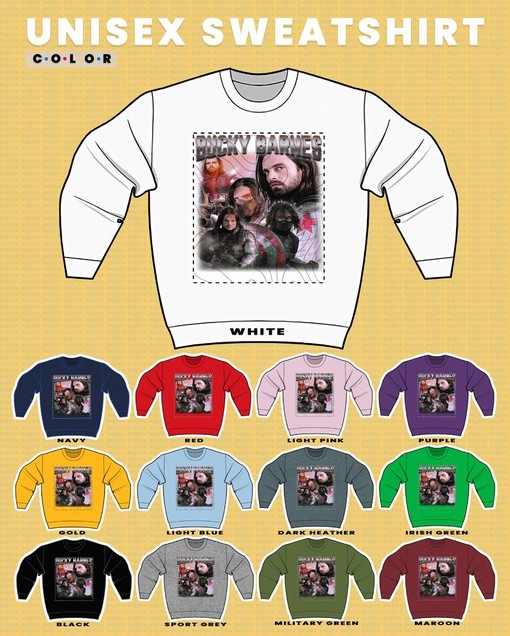 BUCKY BARNES Sebastian Stan Tribute Shirt, Homage Tee - Movie character shirts - Image 3