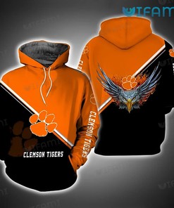 Baby Groot With Ball Clemson Tigers 3D Hoodie All Over Print for Men and Women