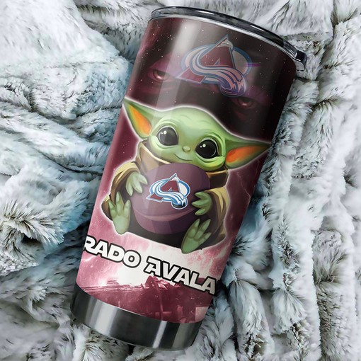Baby Yoda Loves This Colorado Avalanche NHL Tumbler, You Will Too! with Sports Tumbler 20 oz
