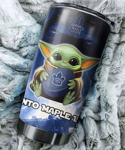 Baby Yoda Toronto Maple Leafs NHL Tumbler - A Must-Have for Fans