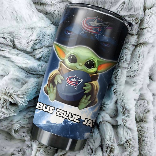 Baby Yoda and Columbus Blue Jackets Fans, Get Your NHL Tumbler Here
